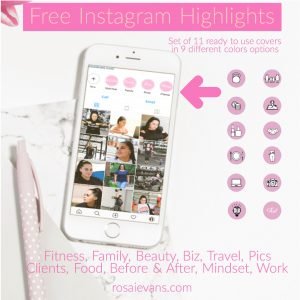 Free Instagram highlights by Rosa I Evans